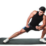 Individual stretching, using physical therapy to get their health back on track.